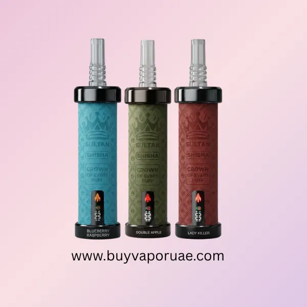 Traditional Middle Eastern shisha compared with modern electronic vape in Dubai UAE